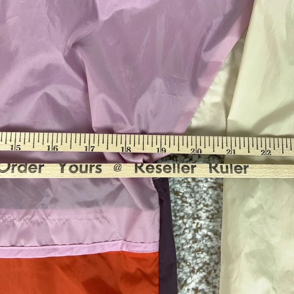 Cotopaxi Jacket Womens Small Multicolor Hooded 1/2 Zip Windbreaker Hiking Light - Picture 7 of 8